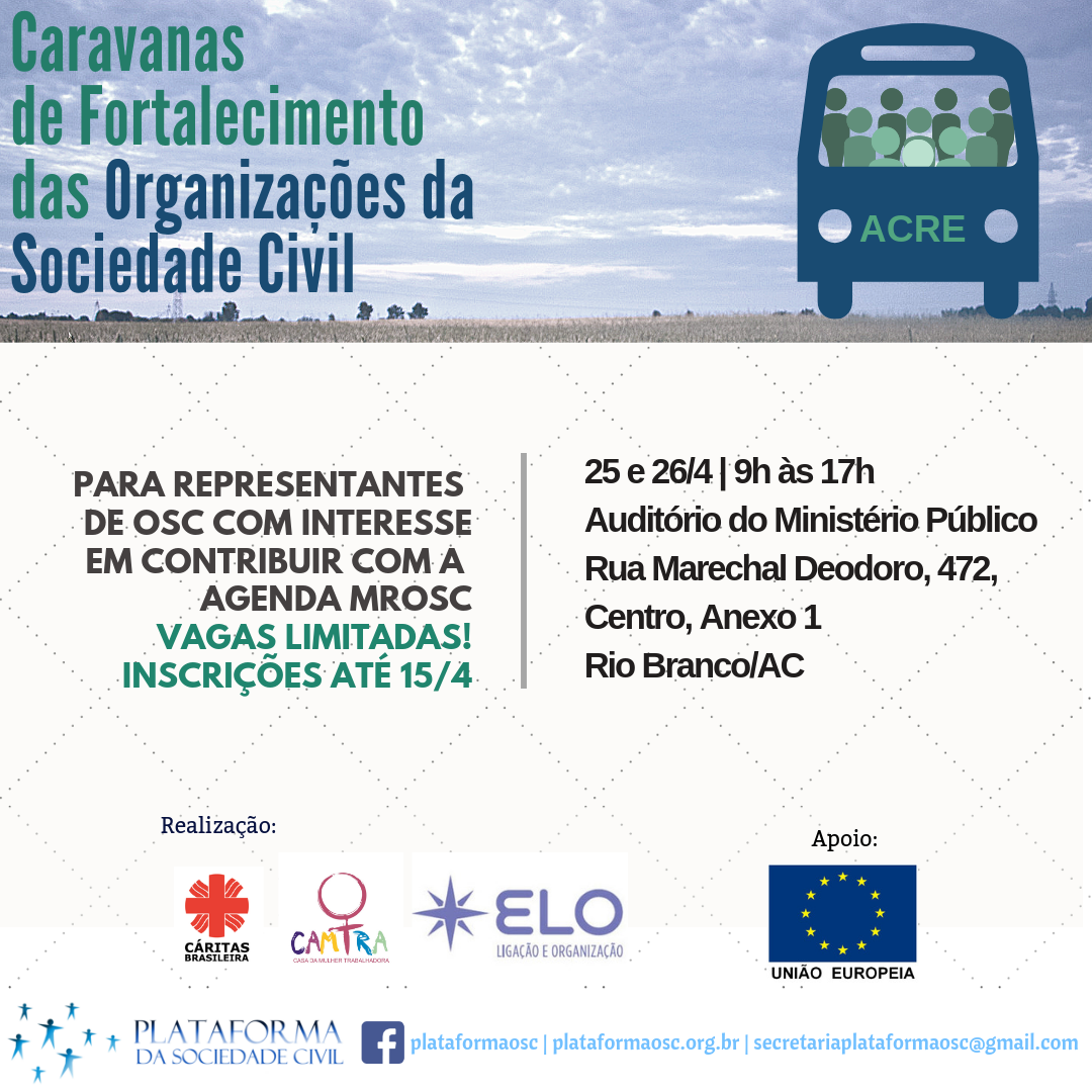 Caravana de Fortalecimento das OSCs em Rio Branco/Acre