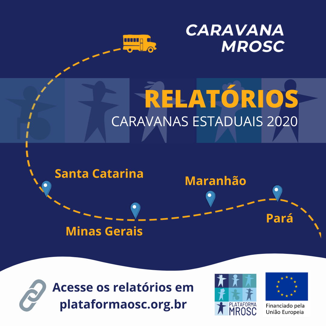 Plataforma MROSC disponibiliza relatórios das Caravanas Estaduais de 2020