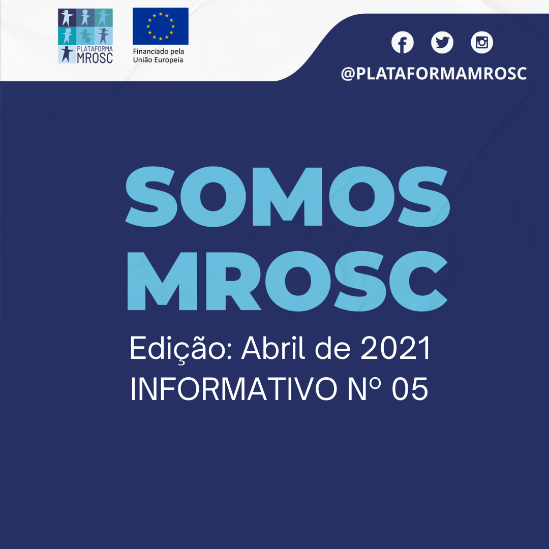 Boletim Somos MROSC – 5ª Edição – Abril de 2021