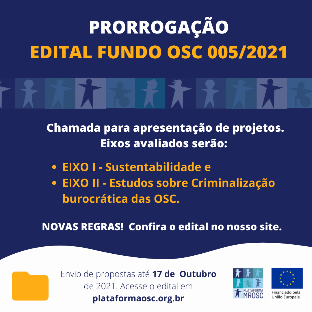 EDITAL FUNDO OSC 05/2021