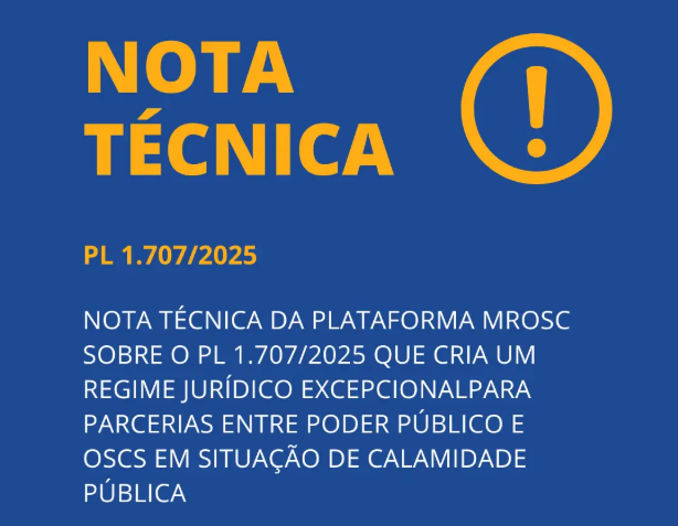 NOTA TÉCNICA SOBRE O PROJETO DE LEI N° 1707, DE 2025