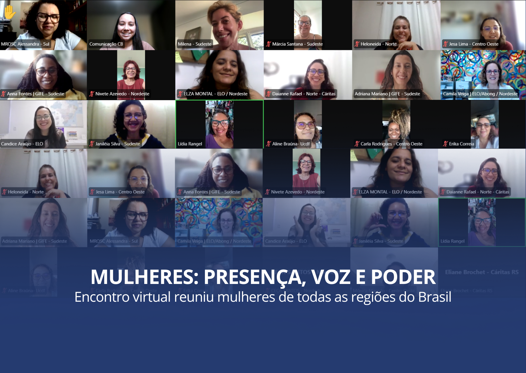 Mulheres: presença, voz e poder
